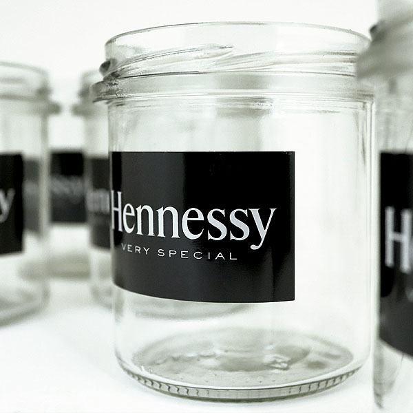 Nadruk na kuflu szklanym Hennessy