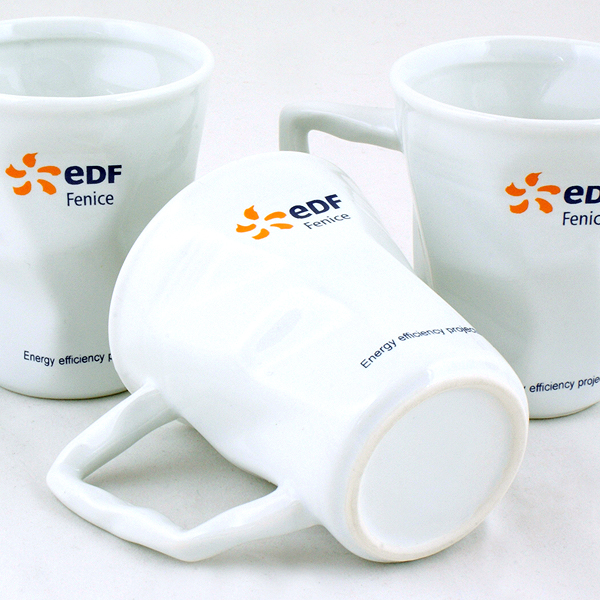 EDF Fenice kubek z nadrukiem kalką ceramiczną